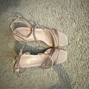 Kelly & Katie Cream Sandals with Elegant Straps